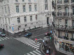 our room looking to the Sorbonne